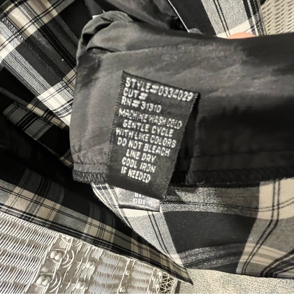Vtg I.N. STUDIO Jacket GLEN PLAID Sz 12 Black White Grey RETRO Mid-Length PREPPY - Picture 7 of 16